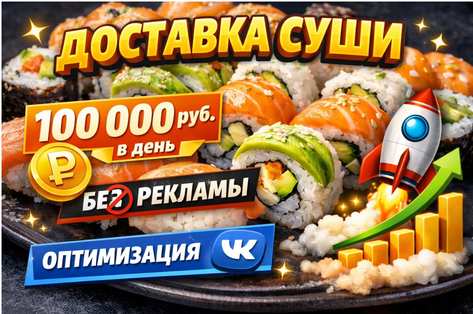 кейс доставка суши